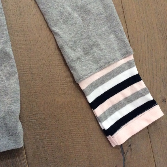 NWT Shirt Long Sleeves ESSENTIAL RAINBOW CUFF TOP - Picture 11 of 12